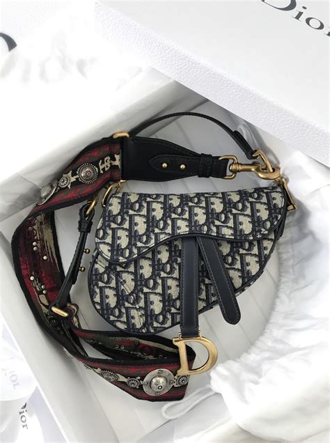 shoulder strap for dior saddle bag|dior saddle bag original.